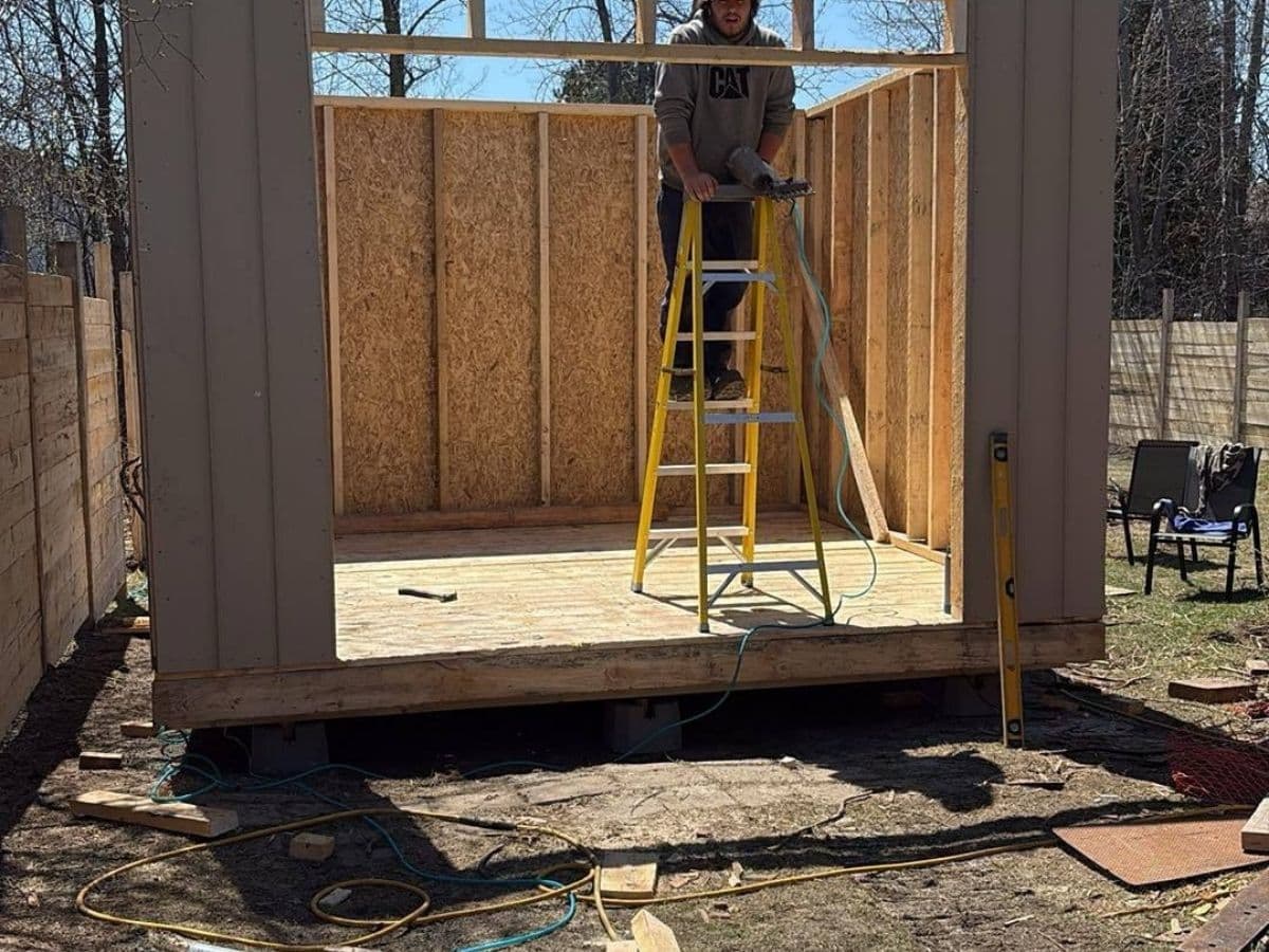 Shed Build on the go