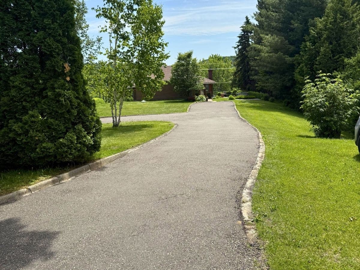 Driveway rehabilitation and grading work